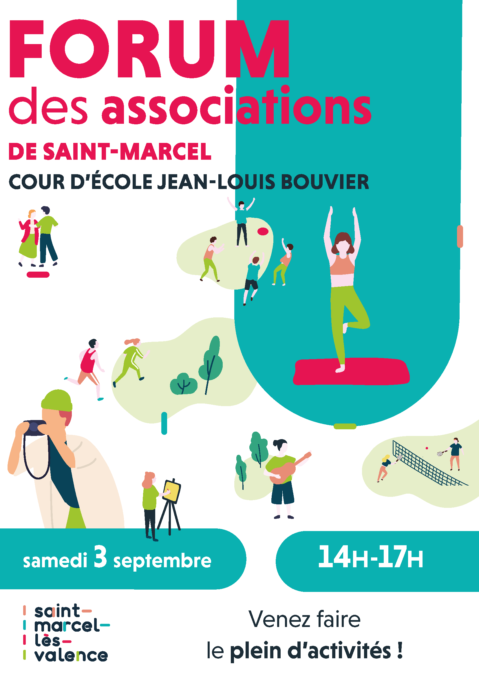 Forum des associations 2022 samedi 3 septembre Ville de Saint